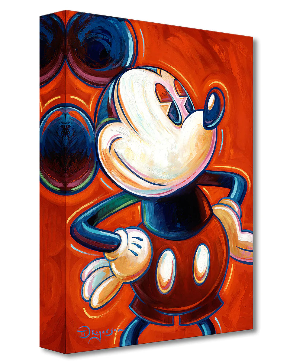 Mickey Mouse Louis Vuitton Canvas Art Print, Christmas Decor - Allsoymade