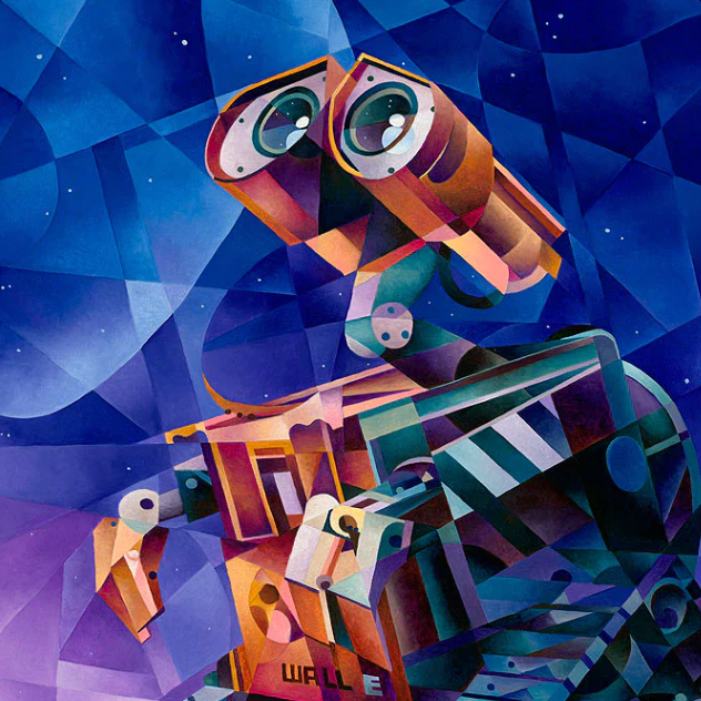 Wall•E and Eve by Tim Rogerson, Disney Artwork