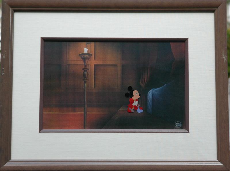 Mickey and Minnie Mouse Framed Painted Glass Artwork Vintage Mickey Mouse,  Minnie Mouse Painted Framed Glass Artwork, Wall Hanging, Gift 