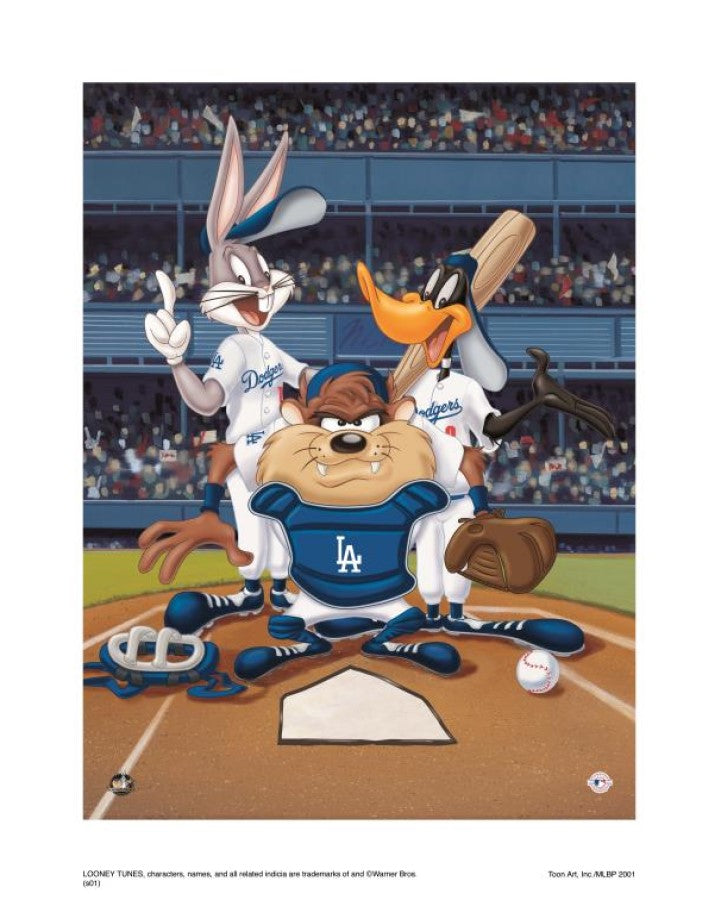 At The Plate - Los Angeles Dodgers - Framed Fine Art Giclee - Classic  Moments