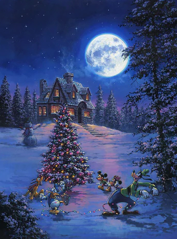 Disney Christmas Art – The Wonderful World of Animation