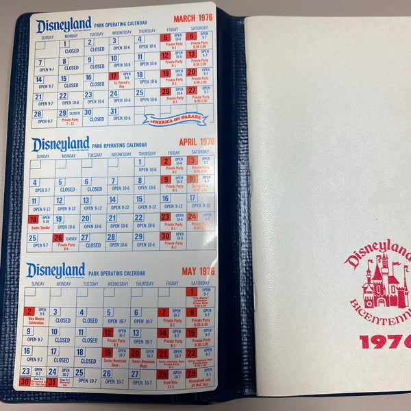 1976 America on Parade Disneyland Bicentennial Almanac & Address Booklet