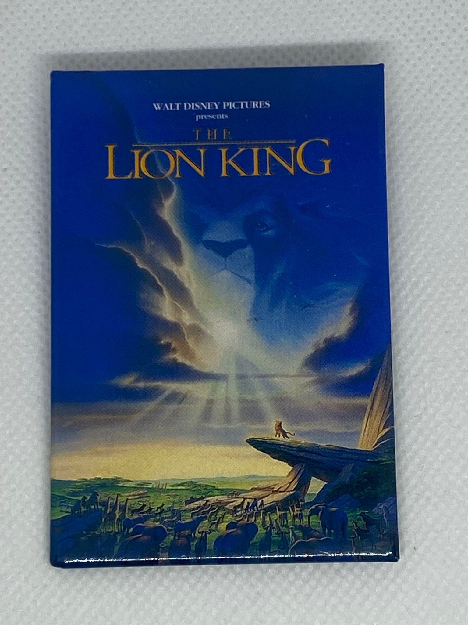 Original The Lion King Promotional Button Vintage 1994