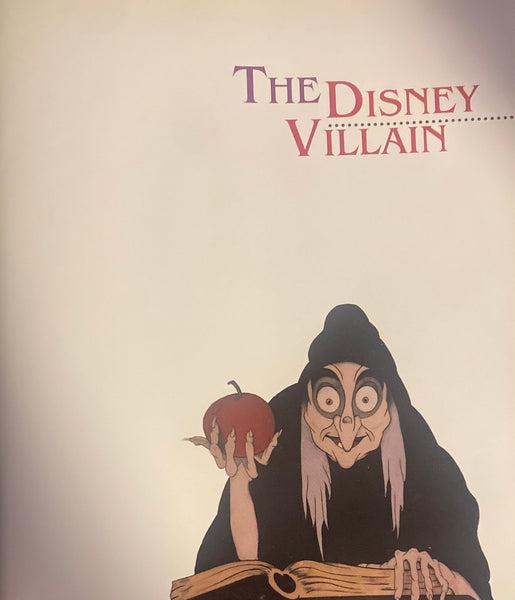 The Disney Villain Book  By Ollie Johnstone Frank Thomas Hardcover Hyperion 1993