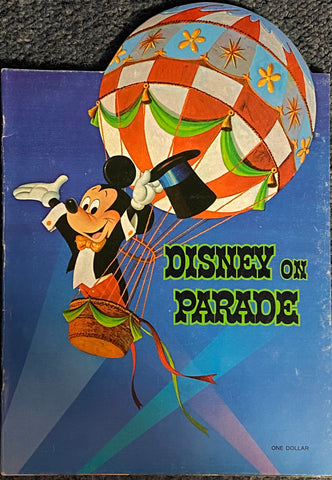 Disney on Parade Vintage 1969 Program Touring Stage Show Mickey Mouse