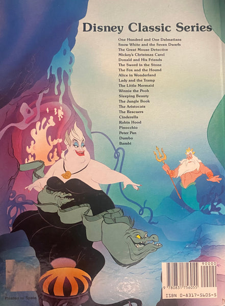 Disney's The Little Mermaid - Disney Classic Series Hardcover Picture Book  1992