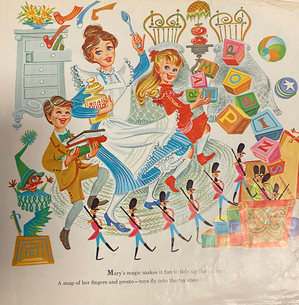 The Story And Songs From Walt Disney 's Mary Poppins (1964 Vinyl LP w/booklet)