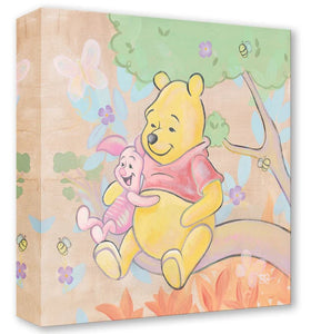 Beary Favorite Day by Dom Corona Treasures On Canvas featuring Winnie The Pooh and Piglet