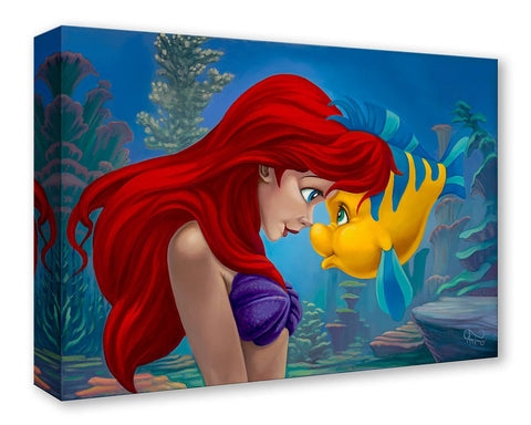 Best Friends by Jared Franco Treasure On Canvas inspired by The Little Mermaid