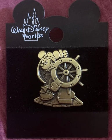 Helmsman Mickey Mouse Bronze Disney Pin 3090 Disney Cruise Line