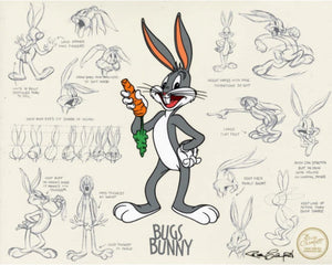 Bugs Bunny Model Sheet - By  Clampett Studios - Limited Edition Hand-Painted Cel