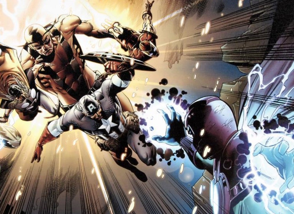 Captain America: Man Out Of Time #5 - By Bryan Hitch - Limited Edition Giclée on Canvas