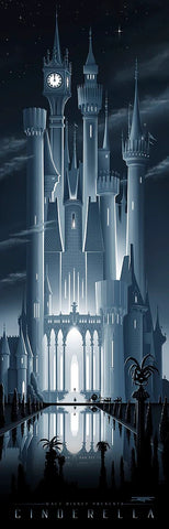 Cinderella Castle by JC Richard Limited Edition Giclée On Canvas Inspired by Disney Princesses