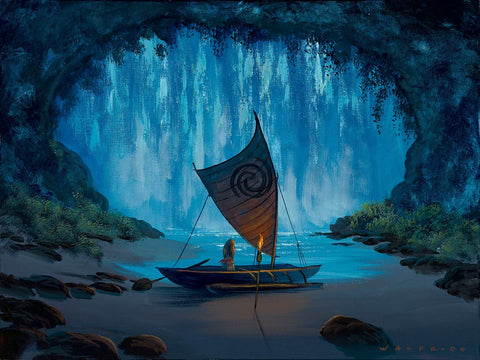 Contemplating The Journey by Walfrido Garcia Limited Edition Featuring Moana