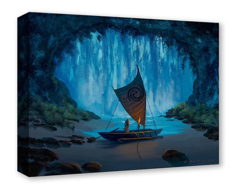 Contemplating The Journey by Walfrido Garcia Treasure On Canvas Featuring Moana