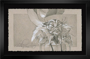 Cruel Irony - by Heather Edwards featuring Yzma - Framed Graphite Collection