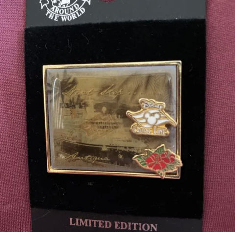 Disney Cruise Line Antigua Port of Call Pin LE 750 2004