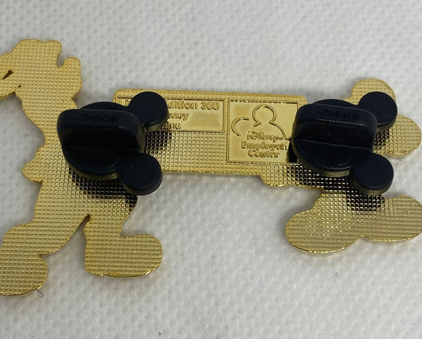 Walt Disney Studios Sign Pin Employee Center LE 100 Mickey Goofy Burbank