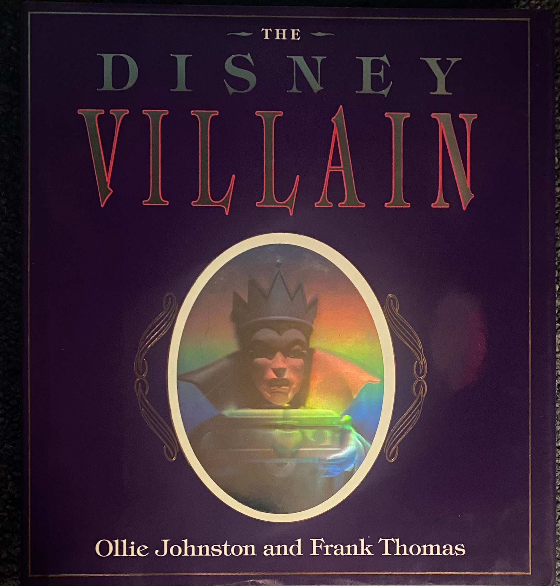 The Disney Villain Book  By Ollie Johnstone Frank Thomas Hardcover Hyperion 1993