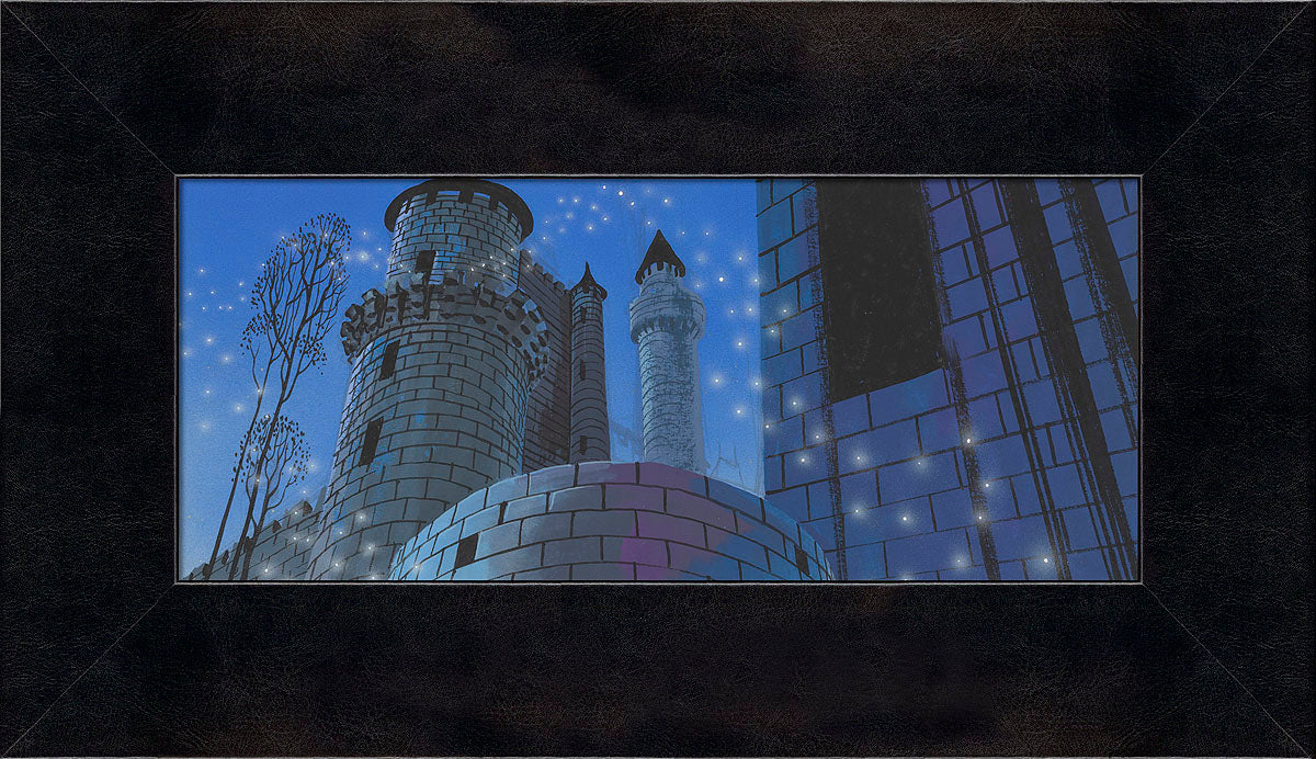 Magic In The Castle By Eyvind Earle - Framed Disney Concepts Edition