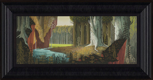 The Forest By Eyvind Earle - Framed Disney Concepts Edition