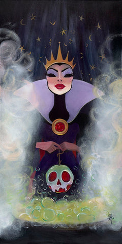 Evil Queen by Liana Hee Limited Edition On Canvas Inspired by Snow White and The Seven Dwarfs