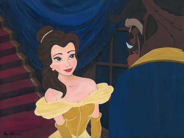 First Date Framed- by Paige O'Hara inspired by Beauty and the Beast #74