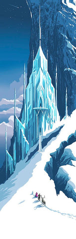 Frozen Castle by JC Richard Limited Edition Giclée On Canvas Inspired by Disney Princesses