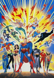 Guardians Of Justice - By Bruce Timm - Lithograph on Fine Art Paper