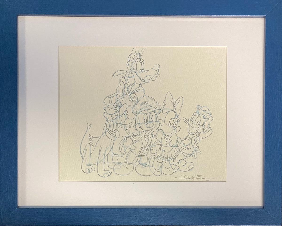 Disney Cruise Line Crew- Framed Lithograph By Don 