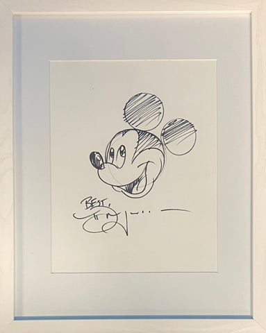 Mickey Mouse Framed Original Sketch By Tim Rogerson