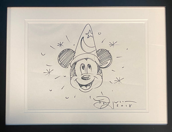 Sorcerer Apprentice Framed Original Sketch By Tim Rogerson