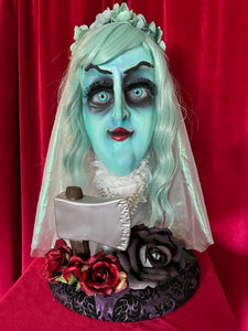 The Bride Sculpted and Hand Painted Bust
