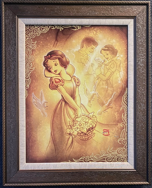 Someday - Framed - by Noah Giclée On Canvas inspired by Snow White and the Seven Dwarfs