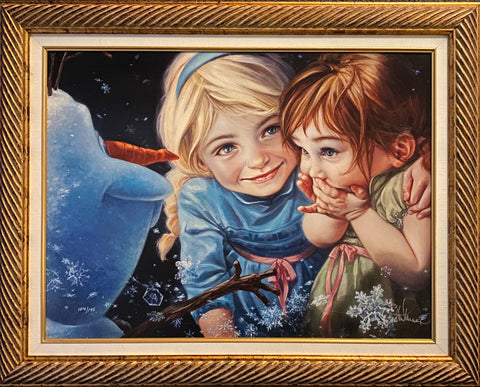 Never Let It Go FRAMED by Heather Edwards inspired by Disney's Frozen #104