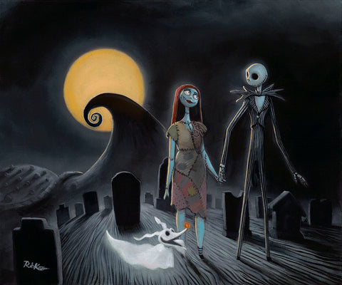 Forevermore by Rob Kaz - Limited Edition Giclée On Canvas - Inspired by The Nightmare Before Christmas