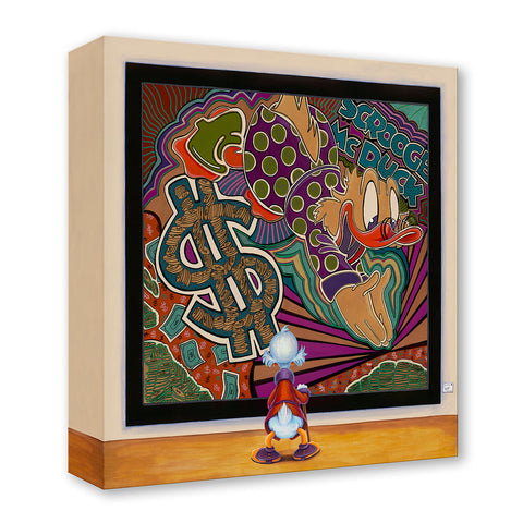 The Art Investment by Denyse Klette Treasures On Canvas Featuring Scrooge McDuck