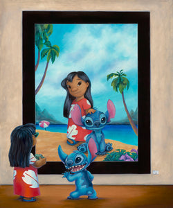 The Art of Being Friends by Denyse Klette Limited Edition featuring  Lilo and Stitch