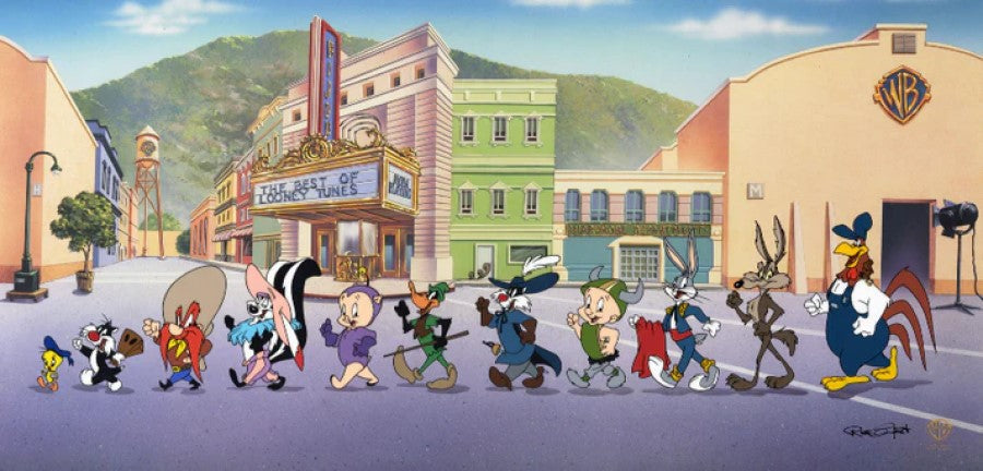 Looney Tunes On Parade - By Warner Brothers Studios - Limited Edition Hand-Painted Cel