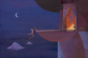 Love Is In The Air by Liana Hee Limited Edition On Canvas Inspired by Aladdin