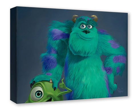 Mike and Sully by Jared Franco Treasure On Canvas Inspired by Monsters Inc