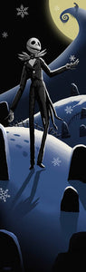 Moonlit Christmas by JC Richard Limited Edition Giclée On Canvas Inspired by Nightmare Before Christmas