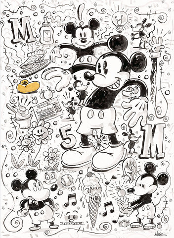 Mickey's Grand Day by Randy Noble Limited Edition Giclée on Canvas Featuring Mickey Mouse