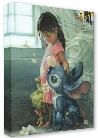 Ohana Means Family by Heather Edwards Premiere Treasure On Canvas inspired by Lilo and Stitch