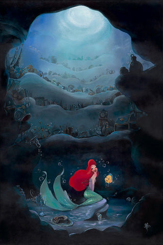 Part Of That World by Liana Hee Limited Edition On Canvas Inspired by The Little Mermaid