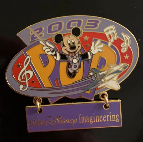 Disney 2003 POP Walt Disney Imagineering Pin LE 1000 Rare