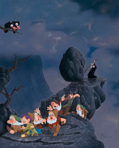 Before The Strike by Michael Provenza - Giclée On Canvas - Inspired by Snow White and The Seven Dwarfs