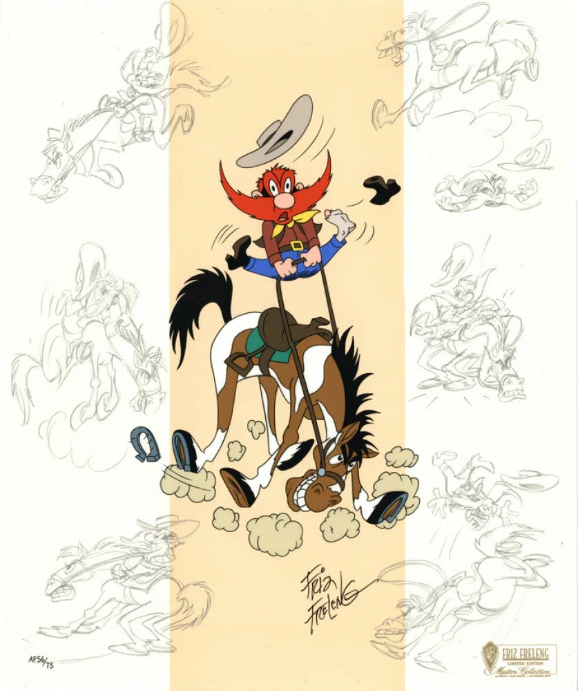 Ride Em Sam! - By  Clampett Studios - Limited Edition Hand-Painted Cel