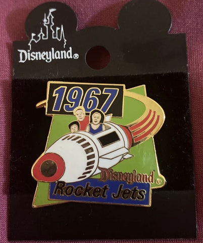 Disney Tomorrowland 1998 Attraction Series Rocket Jets Pin 1967