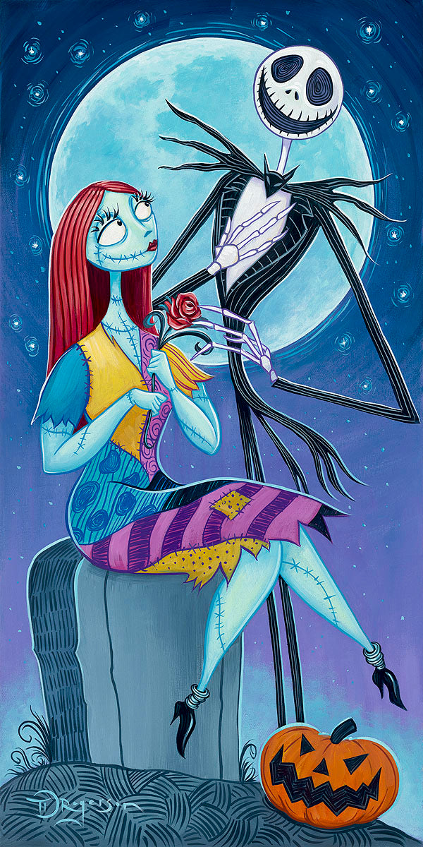 Stitched Together by Tim Rogerson Limited Edition on Canvas Inspired By Nightmare Before Christmas